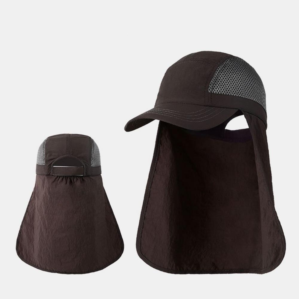 Outdoor Fishing Caps Breathable Wide Brim Sun Hat Casual Sunscreen Fisherman Hats  Women Men