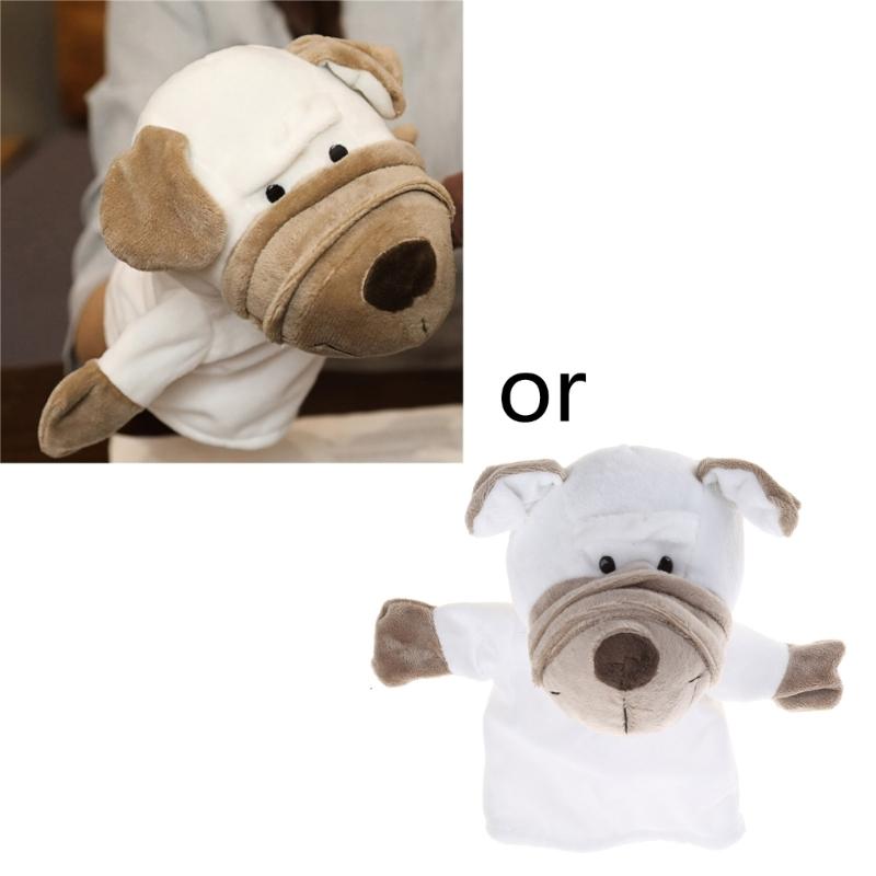 1 Pc Kids Plush Finger & Hand Puppet Popular Activity Boy Girl Role Play Bedtime Story Props 3D Animal Decompressing Toy Doll