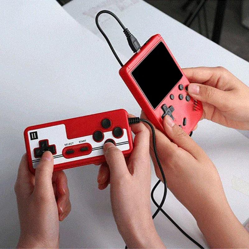 500 In One Classic Game Console, Mini Handheld Console, Children's Student Toy, Macaron Handheld Game Console