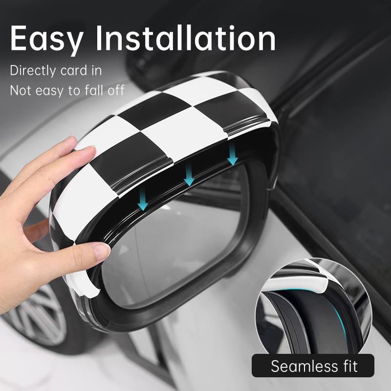 Car Rearview Mirror Shell For Mini Cooper F65 F66 U25 F67 Countryman 2024 2025 ABS Car Mirror Exterior Decorative Accessories