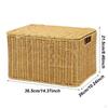 A Practical And Spacious Wicker Basket for Storing Various Items. Ideal The Kitchen Counter,