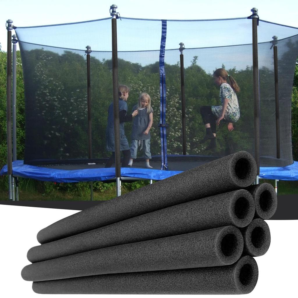 6pcs Trampolines Enclosures Foams Sleeves Replacement Trampolines Protective Poles Cover Paddings for Safety Protections
