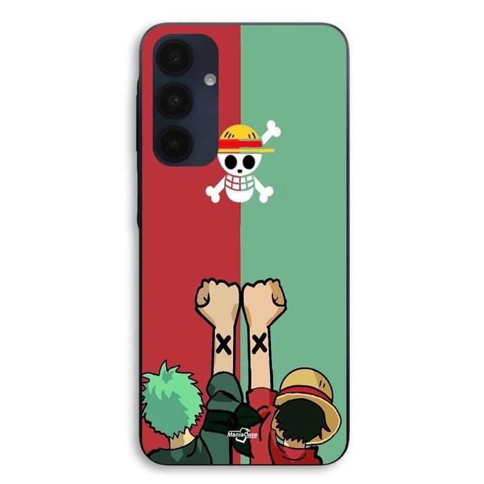 Case For Samsung Galaxy A16 One Piece Luffy Zoro Red and Green Manga Anime Maniacase