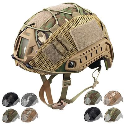 Tactical FAST Helmet Cover Camo Helmet Cloth Outdoor Cycling CS Game Camouflage Accessory