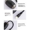 USB LED Starry Car Atmosphere Light Adjustable Focus Large Range Projection Romantic Saturn Galaxy Party Interior Decor Light