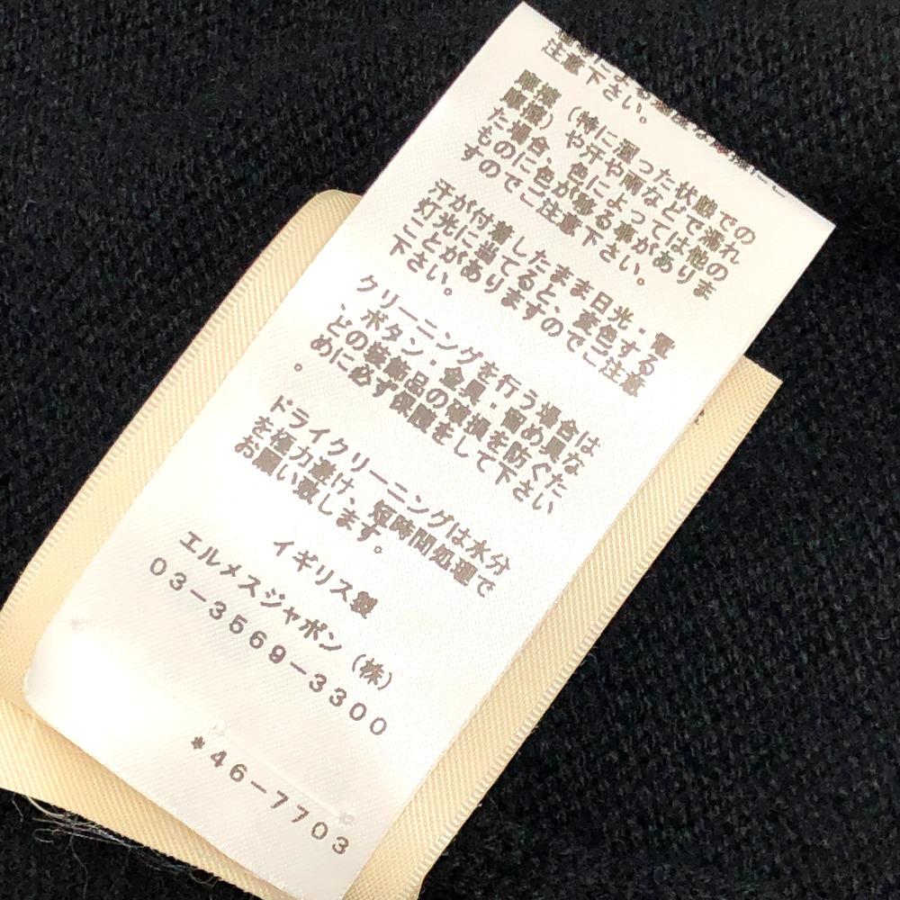 Hermes Série knoflíků Pletený kardigan Dlouhý rukáv Výstřih do V