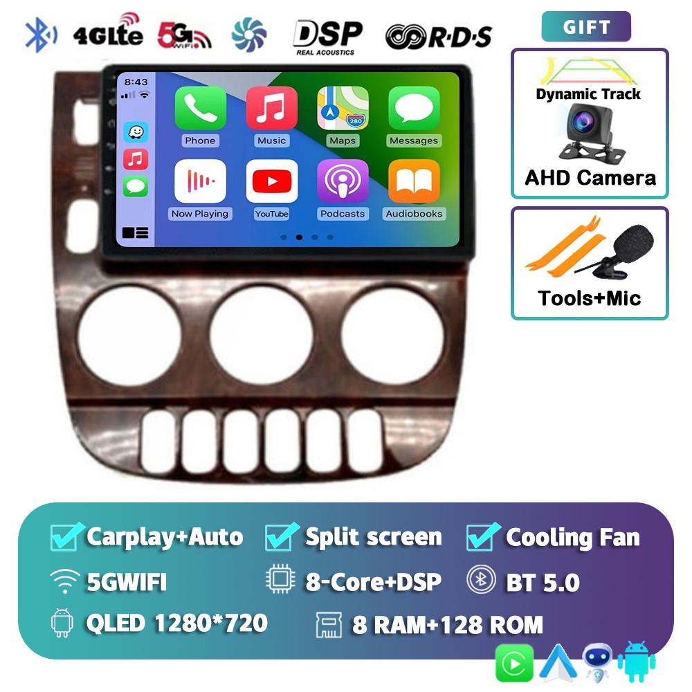 Android 13 Carplay Auto For Benz M-Class W163 ML 1997 1998 1999 2001 2002 2003 2004 2005 Car Radio Multimedia Player Stereo DSP