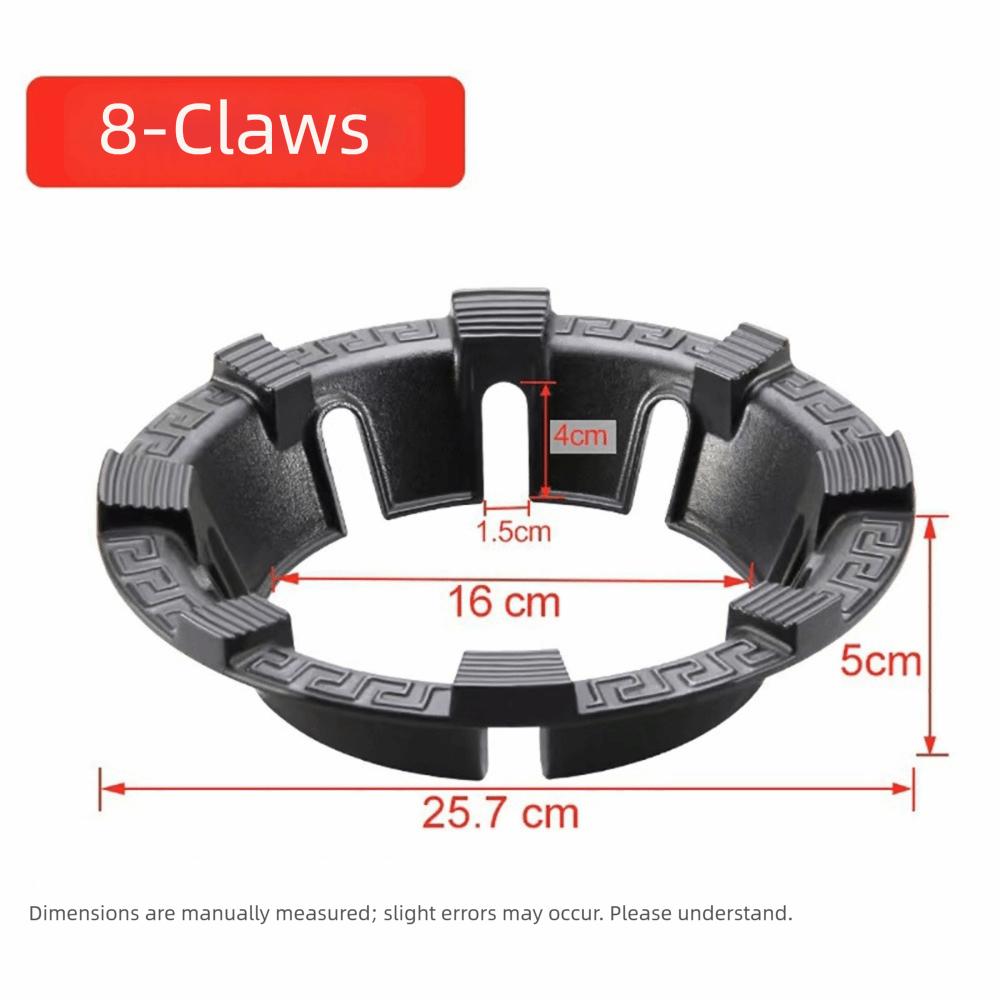 

Windshield Stove Rack Cast Iron Wok Support High Quality Gas Stove Bracket Cooking 8 claws
