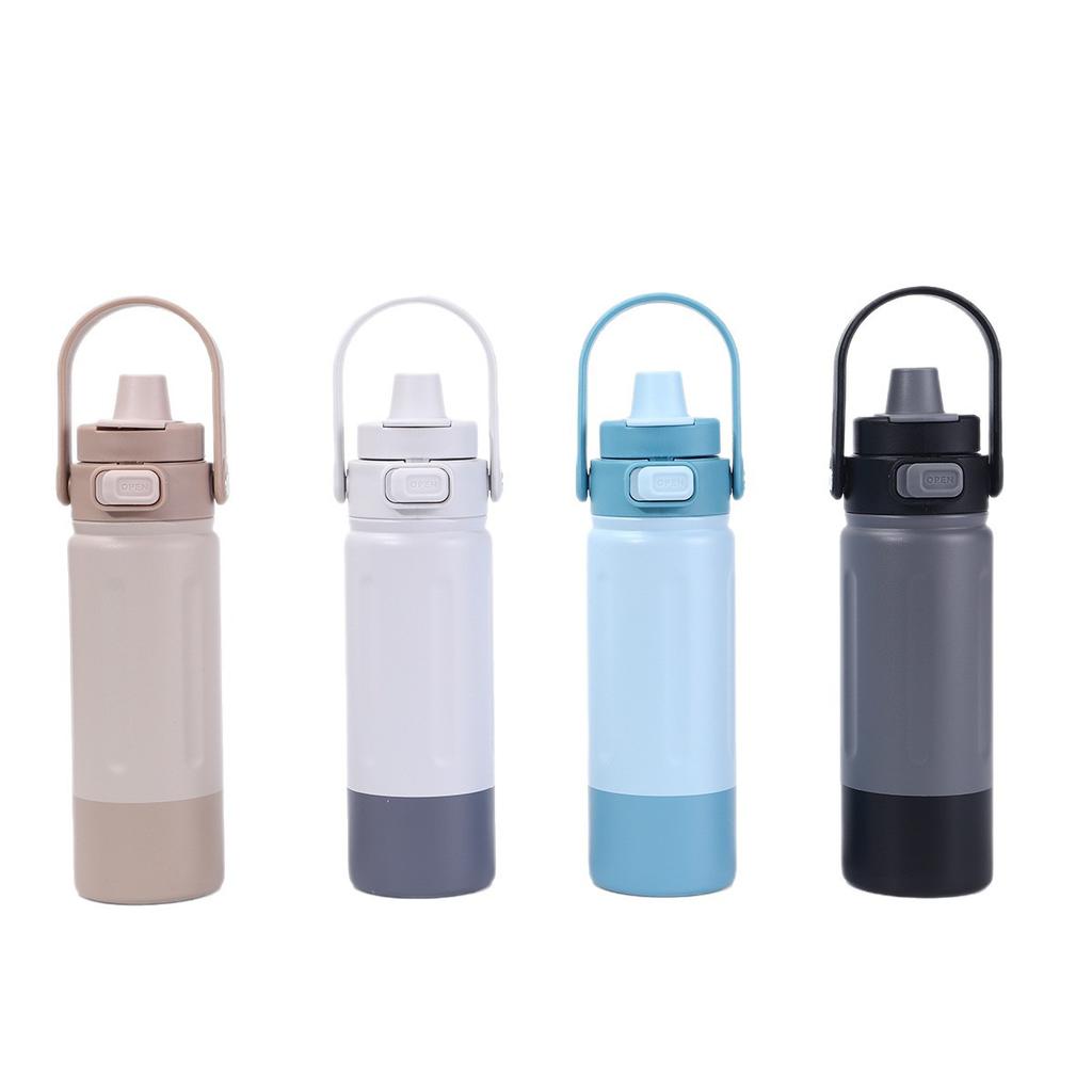 Large Capacity Portable Space Pot Male and Female Students Double Drink Thermos Cup Outdoor Mountaineering Cycling Sports Kettle