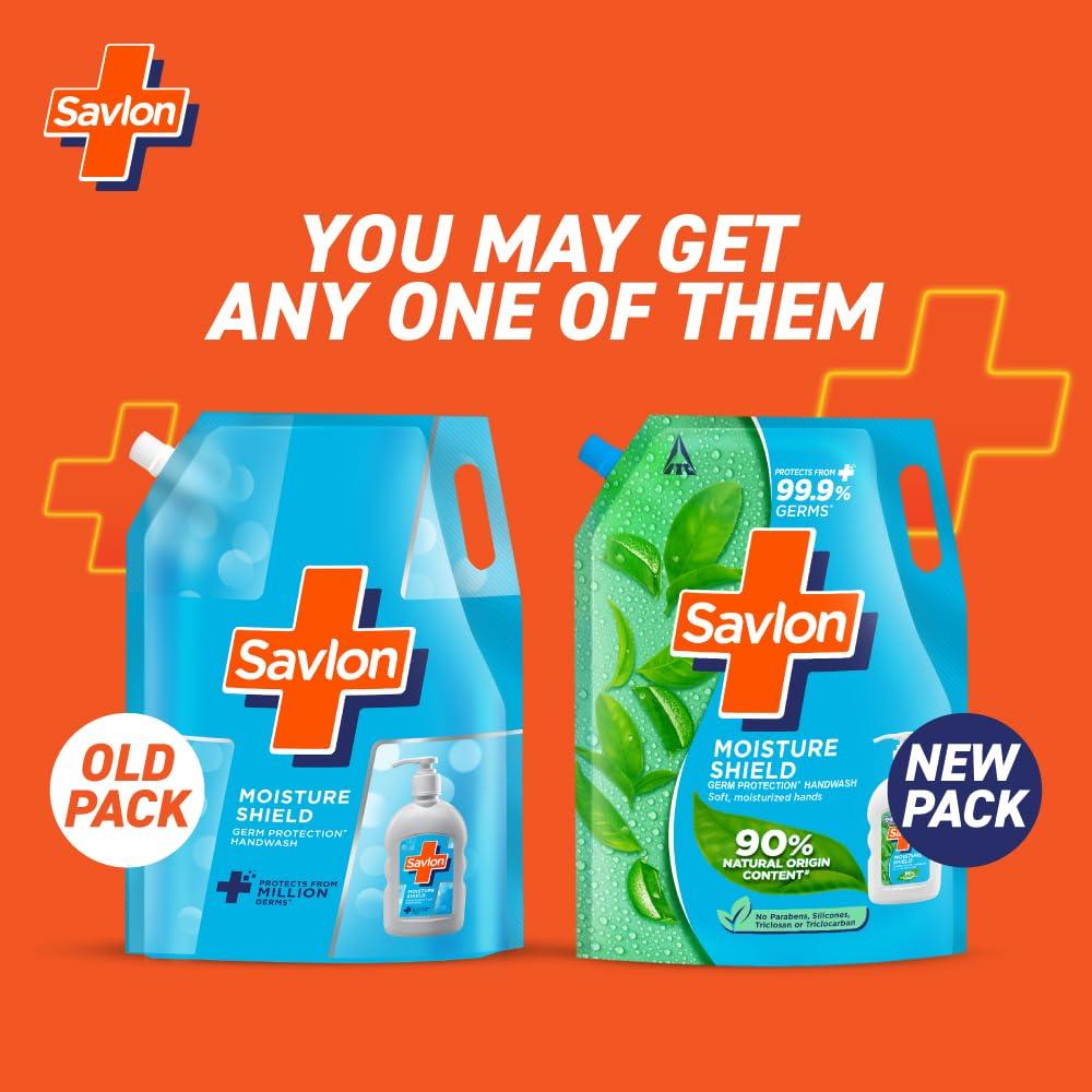 Savlon Moisture Shield Handwash Refill Pouch 1.35L Aloe Vera Soft Moisturizing Germ Protection