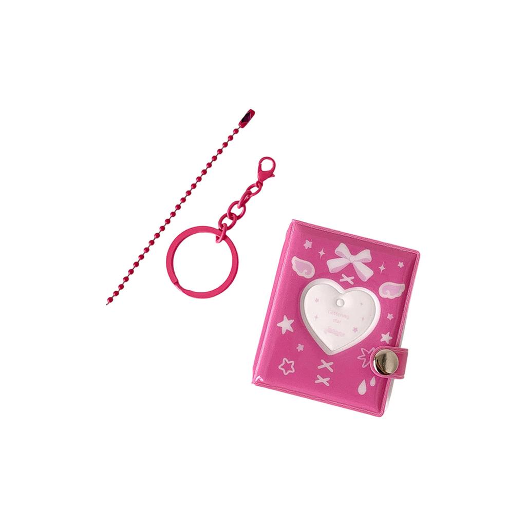 Durability PVC Card Holders Student Ids Photo Album Storage Book Sweet Bows Design For Fans School Essential Decoration