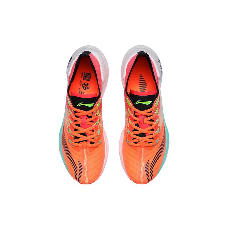 New LiNing Jueying Essential Low Top Running Shoes Women's Fluorescent Enamel Orange ARHR122-1