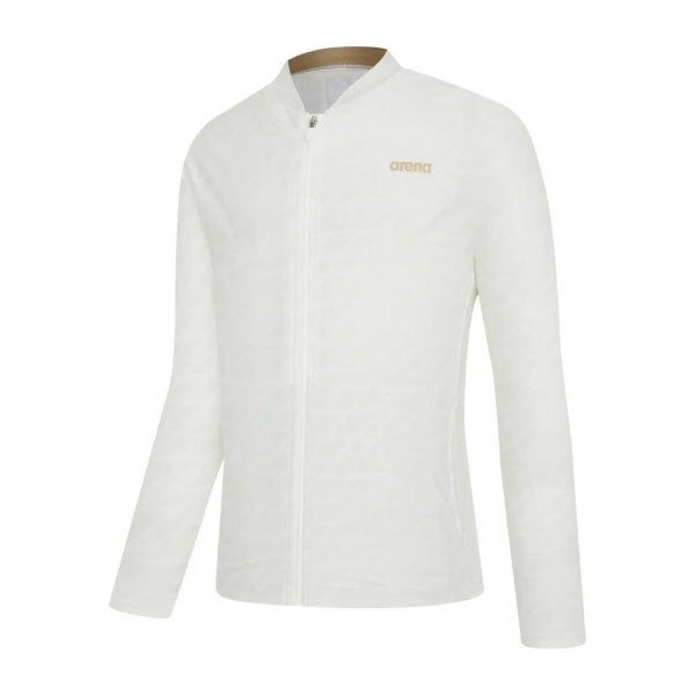 Arena Men S Zip raShguard Regular Fit a6Sm1rr02 Wht