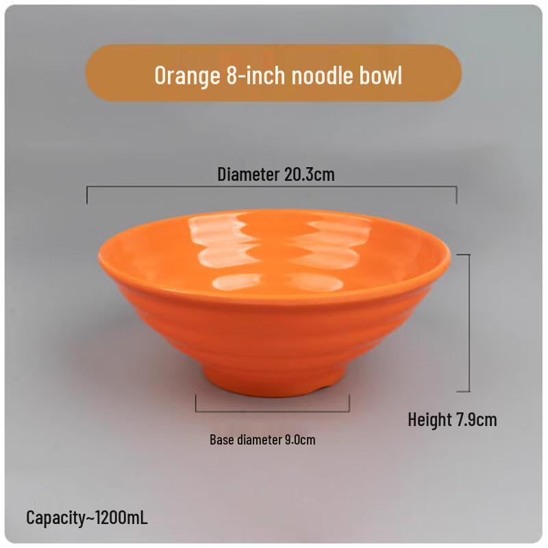 Sheng Bi Lai Thickened Melamine Noodle Bowl