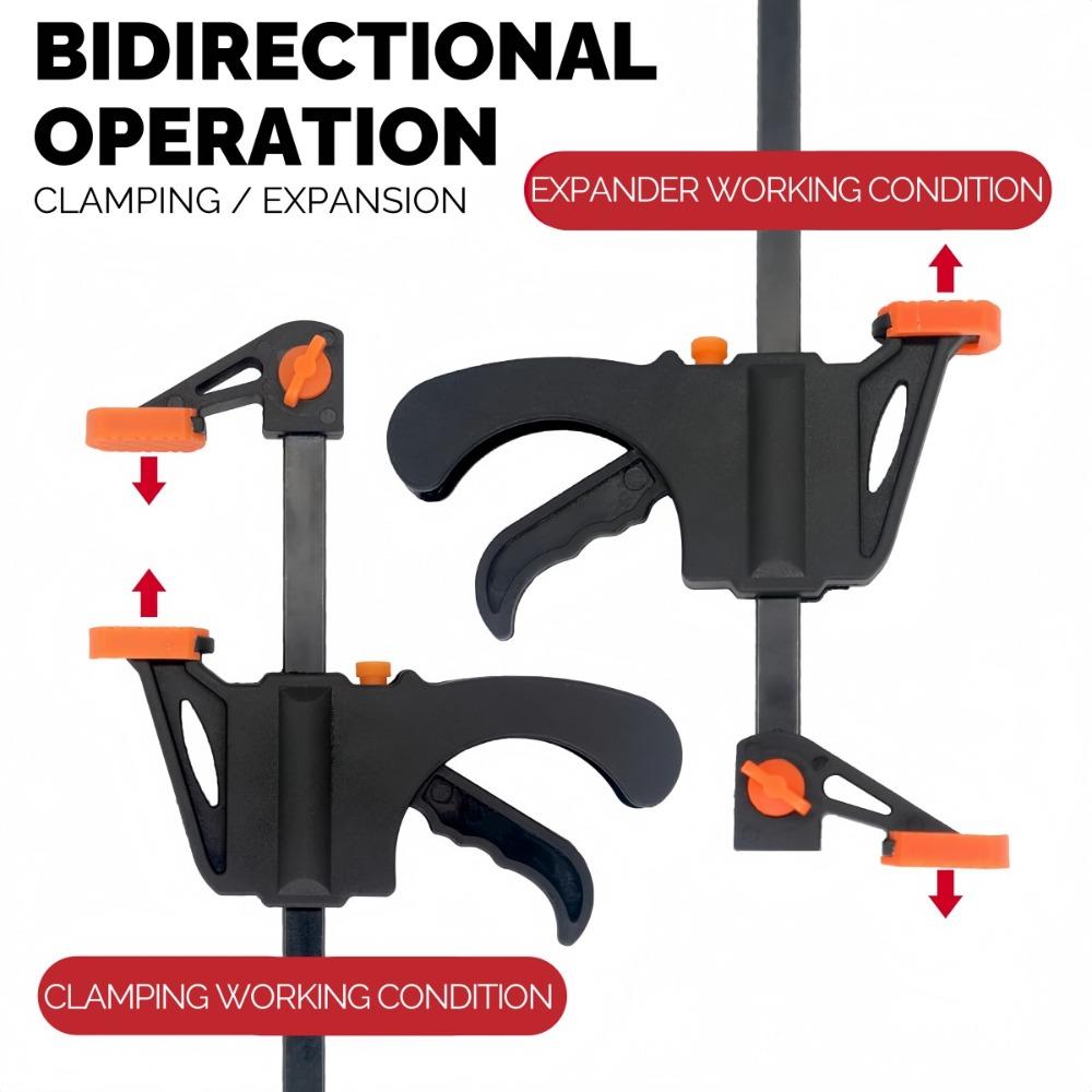 4 Inch Woodworking F Clamps 1/2/4PCS Portable Quick Ratchet Release Speed Squeeze Wood Working Clamps DIY Carpentry Hand Tool