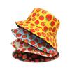 Chapeaux seaux réversibles imprimé fruits fraises pour femmes hommes été extérieur protection solaire chapeau pêcheur féminin pêche soleil Panama Hip Hop