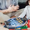 Board Game Mini Portable Competition Toss Toy Navy Battles for Kids
