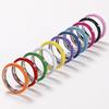 Huitan Rainbow Color Enamel Finger Rings for Women with Dazzling CZ Stone Exquisite Fashion Female Accessories Party Jewelry