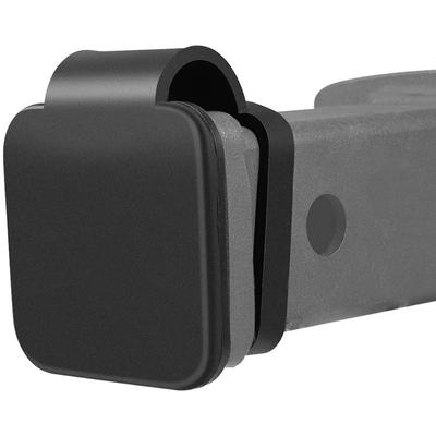 Rubber Trailer Hitch Receiver Cover Universal 2 Inch Tow Plug Tube Cap Protector Detachable Repairing Square Port Automobile Cap