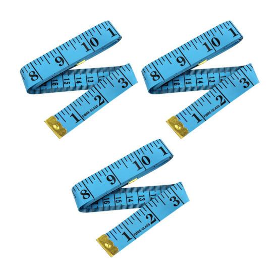3Pcs 1.5M/60-inch Double-sided Tape Measure Mini Soft Measuring Tape Portable Tailor Sewing Cloth Weight Loss Body Measuring Tape Flexible Ruler Tape