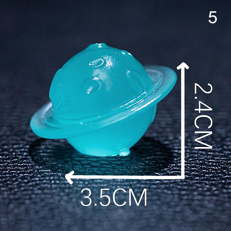 Cartoon Luminous Astronaut Ornament Mini Glow Animal Ornaments Micro Garden Landscape Diy Car Ornaments Decorations Toys