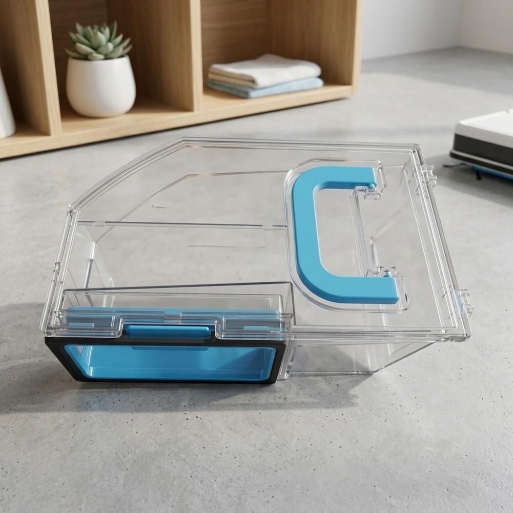Replacement Dust Bin Dust Box For Hobot For Legee 668 / 669 Vacuum Mop Robot Vacuums Cleaner Parts Homes Appliance Parts
