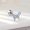 2026 Trendy Butterfly Cubic Zirconia Titanium Tragus Earring for Women