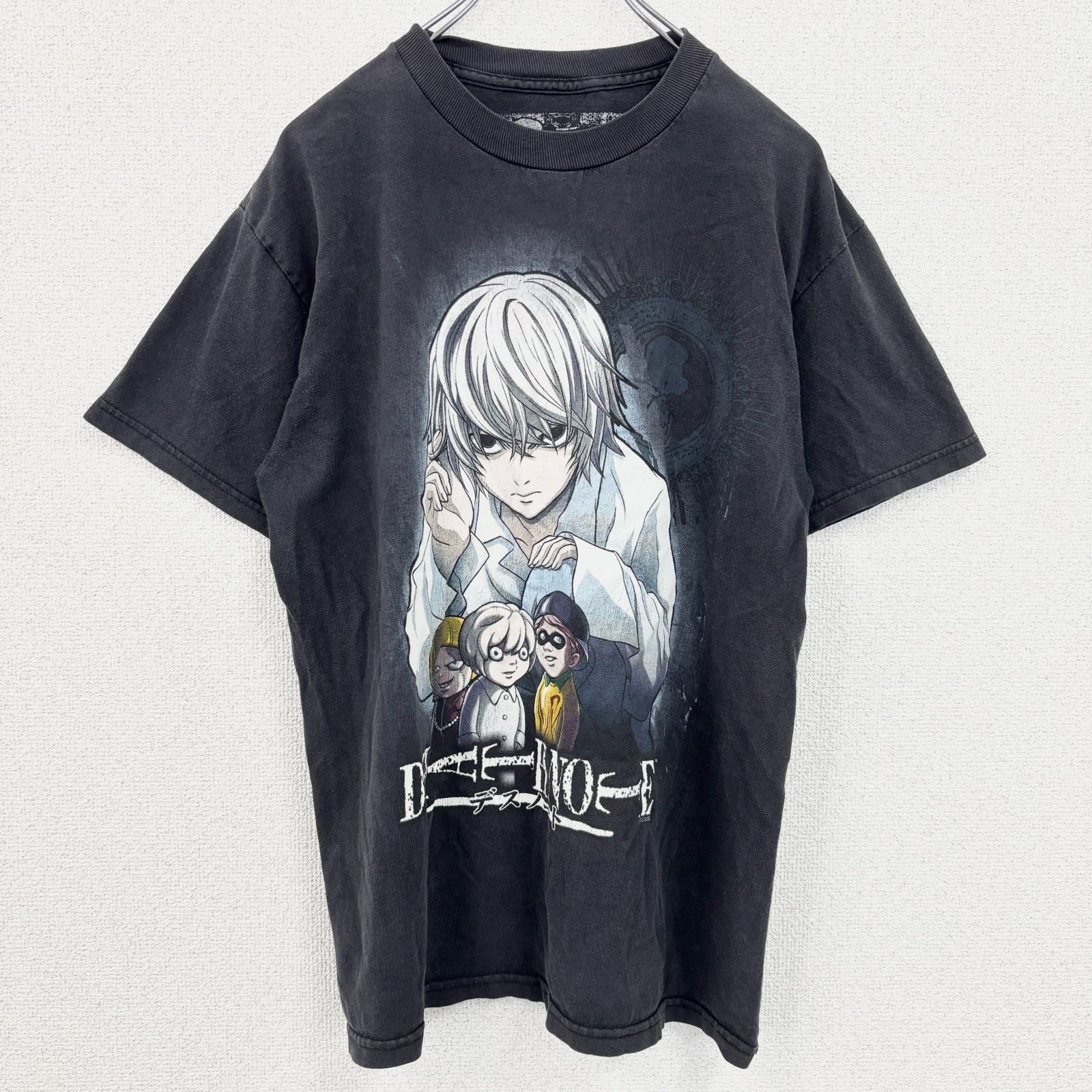 

[USED] Used Death Note short-sleeved anime print T-shirt in black with Shonen Jump back print