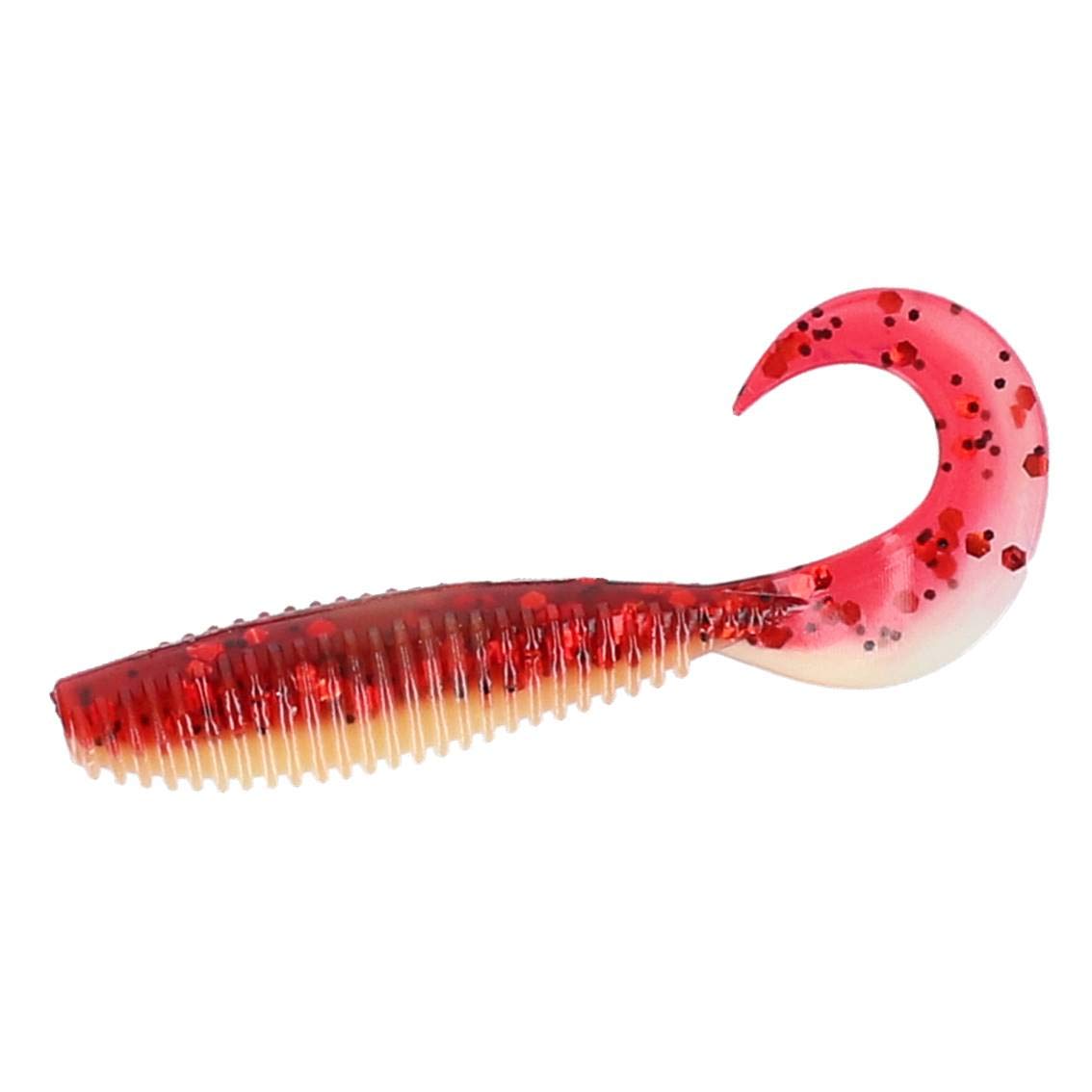 

DAIWA Rockfish Worm Rockfish Club Gaburi Curly Inch Red Glow Lure 1.7