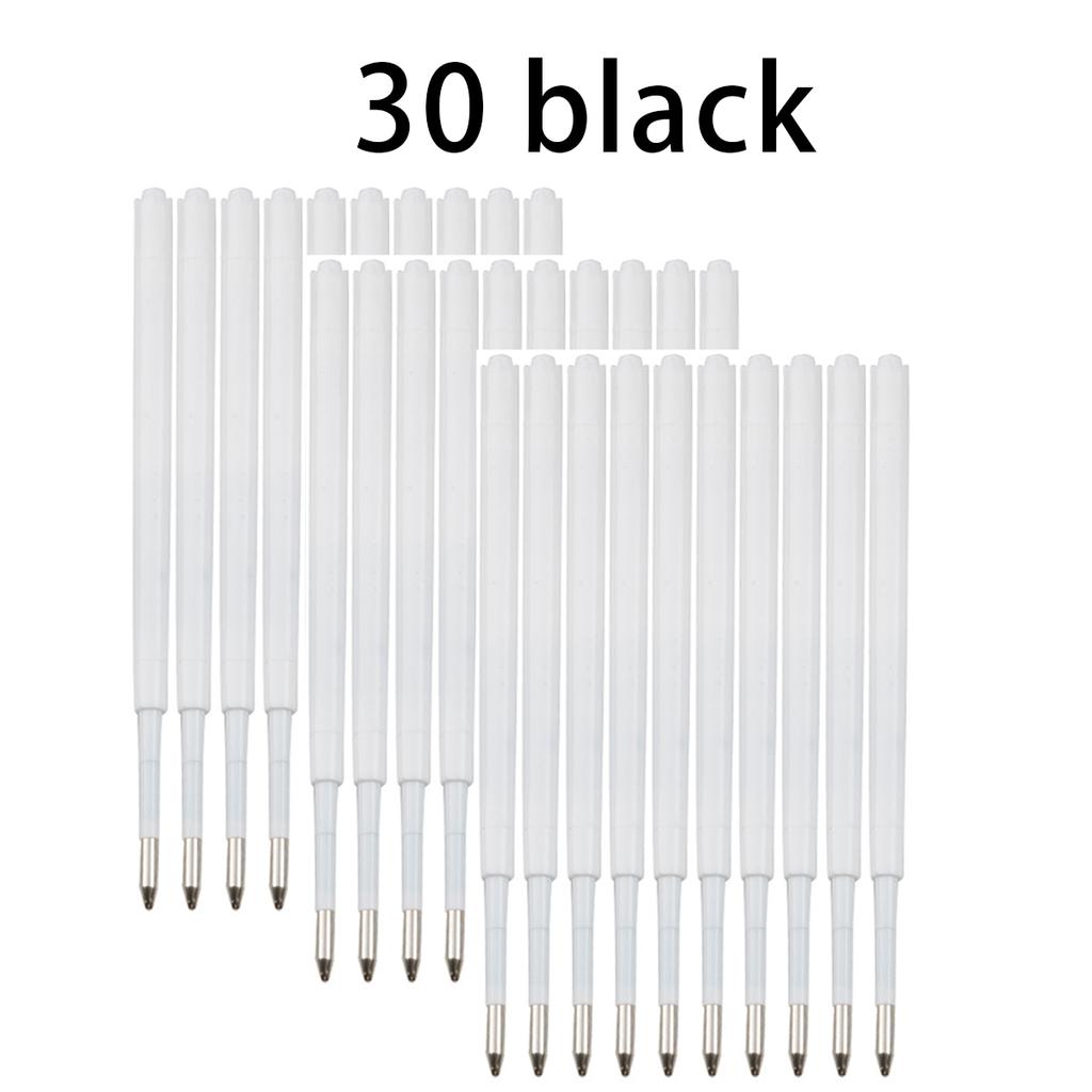 10-20pcs 0.7MM Ballpoint Pen Plastic G2 Refills Blue/Black Ink for Pens Writting Parts Office Stationery