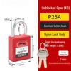 WBD Industrial Safety LOTO Lockout Tagout Padlock