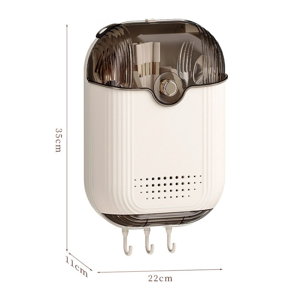 Wall Mounted Kitchen Utensil Drainer Breathable Utensil Drying Rack Durable Utensil Holder  Kitchen