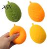 Flour Filled Stress Ball Simulation Jackfruit Squeeze Toy Anxiety Relief Soft TPR Decompression Simulated Fruit Sensory Hand Exercise