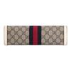 Gucci Ophidia Vintage Logo Stripe Web Chain Canvas And Leather Envelope Clutch Bag Women Bags Ebony White 503877-K05NB-9794