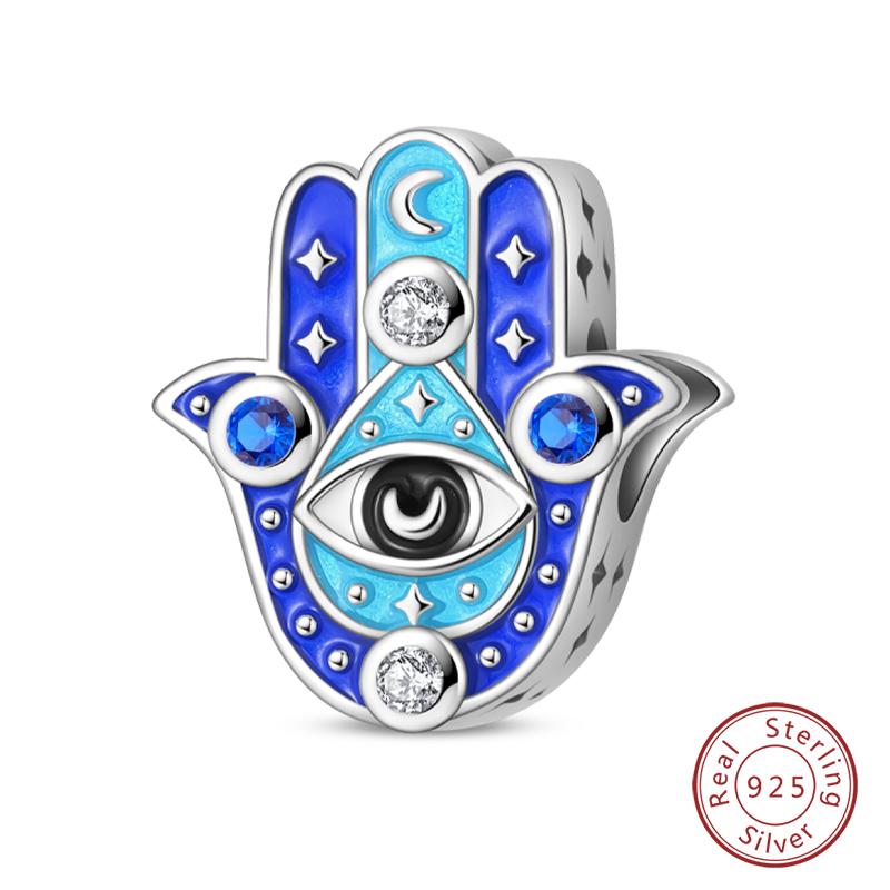 Copper Charms Beads Forever Love Heart Shaped Bow Family Charms Dangle For Bracelet Woman Diy Jewelry Gift