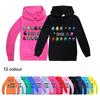 Girls Boys Kids Hoodies Game Pattern Hoody Coat Tops Age 314yrs