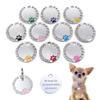 Hundemarke Personalisierte Haustier Katze Welpe ID-Marken Kostenlos Graviert Kundenspezifische Hundehalsband Halskette Verlustsichere Namens-Adressanhänger Knochenanhänger