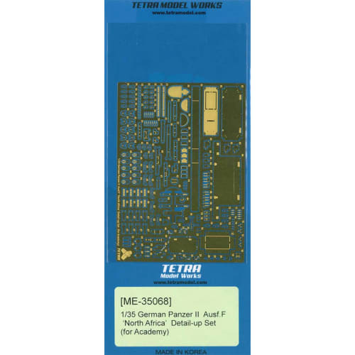 

Tetra Model Works 1/35 scale ME Series German Army Panzer II Ausf. F (AC) Plastic Model Parts ME3568