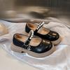 Girls Leather Shoes Round Toes Kids Princess Shoes Soft Sole Comfortable 2025 Brand New Children Performance Shoes MaryJanes