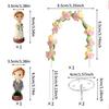 Love Wedding Cake Toppers Romantic Bride Groom Love Cake Topper Figurines for Engagement Wedding Anniversary Decorations Gifts