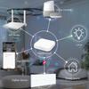 BSEED Zigbee 1/2/3Gang Touch Switches 1/2/3Way Tuya Smart Life App Control With UK Sockets Glass Panel Neutral Version White