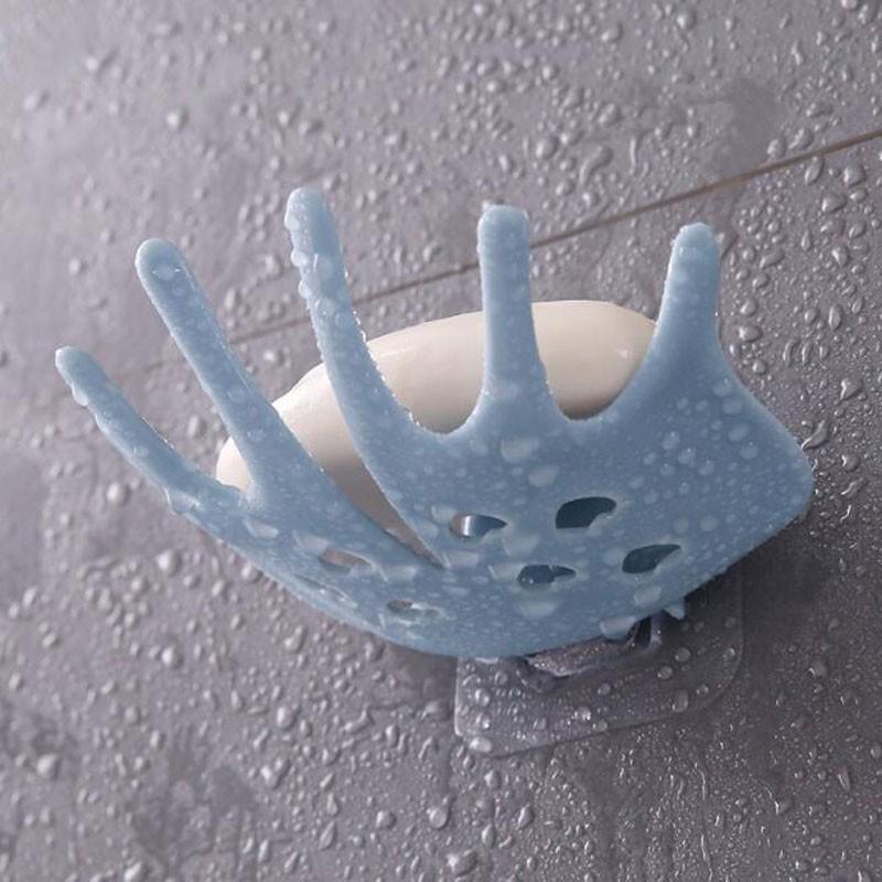 Hand Shaped Plastic Traceless Soap Holder for Multifunction Seamless Paste Bathroom Supplies ADM
