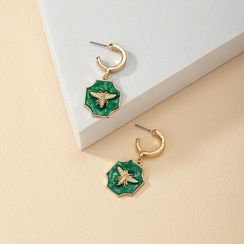 

Корейские серьги-пчелки Дондэмун: Ретро геометрические серьги-гвоздики во французском стиле для женщин