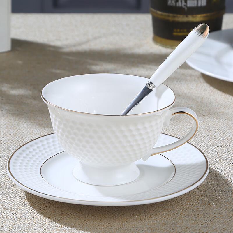 TLXT Golf Gilded Ceramic Coffee Cup Set