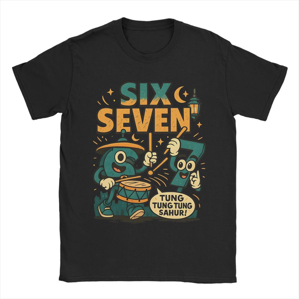 Men Women New Arrival Christmas Bruh 67 Six Seven 6 7 Italian Brainrot Meme Tee T Shirt Pure Cotton T-shirts Clothes