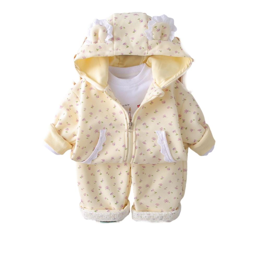 Kids Casual Long-Sleeve Set, Comfortable Daily Wear Outfits