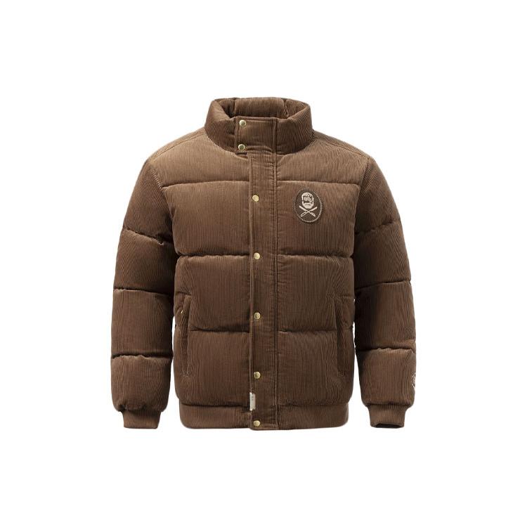 Li Ning Badfive Down Jacket Men s Vibrant Umber AYMR409-1 XL
