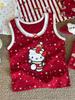 An Meiya Red Vest - Children's Chinese New Year Cotton Homewear