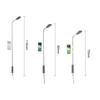 20 Stück Weiß Modell Straßenlaternen Layout Laternenpfahl Eisenbahn Zug Garten Spielplatz Landschaft Led Lampe