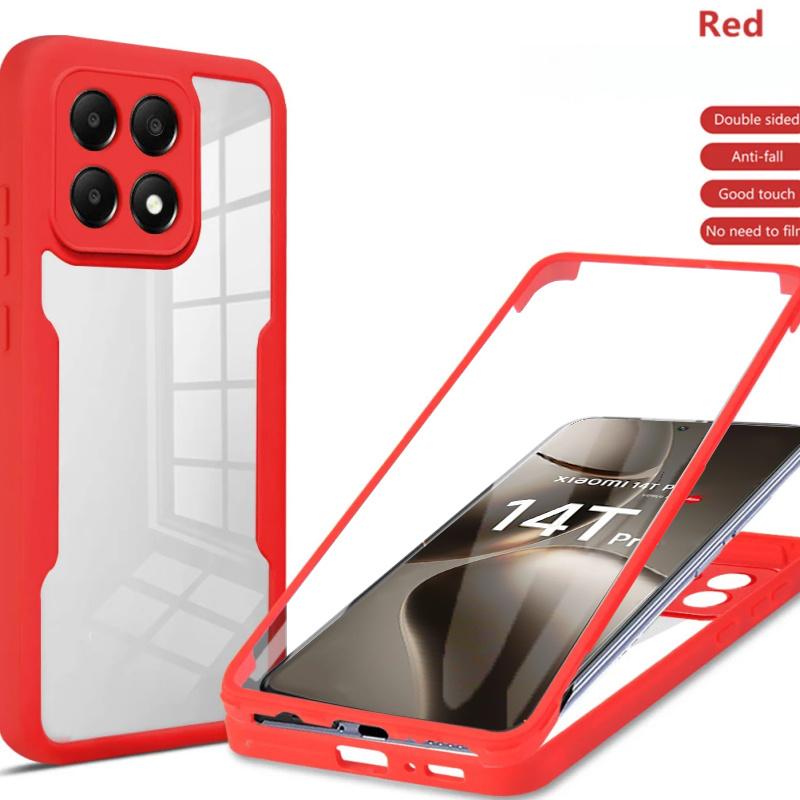 360 Full Cover Phone Cases for Xiaomi mi 14T 13T 12T 11T Pro Screen Protector Case for Xiaomi 14 Ultra 13 12 11 Pro Lite Cover
